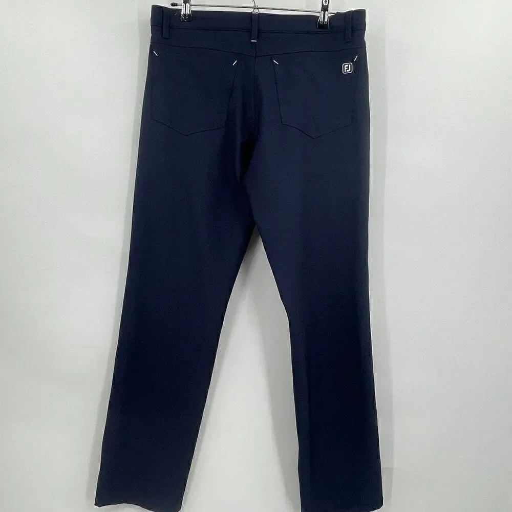 FootJoy Navy Blue Athletic Fit Stretch Performance Golf Pants Size W32/L32